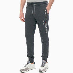 Tommy Hilfiger pánské tmavě šedé teplákové kalhoty